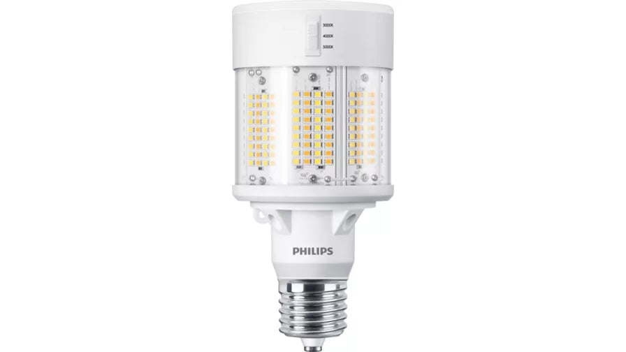 Philips LED HID Replacement Corn Lamp 80W, Selectable 3000K/4000K/5000K, EX39 Base, 120-277V – 80CC/LED/3CCT/LS EX39 BB