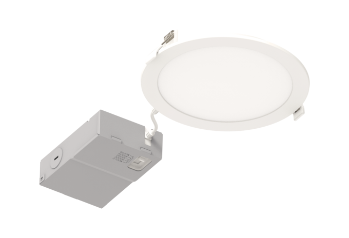 LED Downlight – 6", 12W, Selectable CCT (3000K/4000K/5000K), 120-277V – LEDMD6R3A1200ST9SC3WH