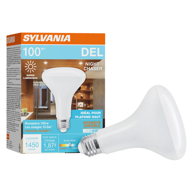 SYLVANIA LED BR30 Lamp 15.5W 4000K E26 – LED15.5BR30DIM840HO10YVRP