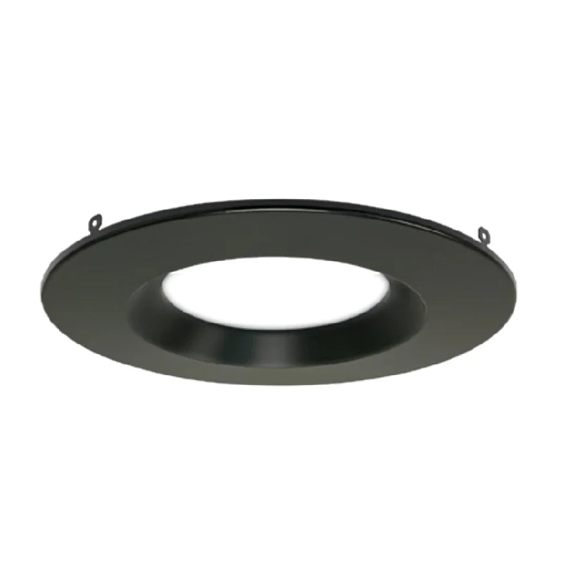 Portor 6" Smooth Trim Ring Replacement 12W/17W/22W, 2700K,3000K,3500K,4000K,5000K, 120-277V - TRR-CDL-6I-BK