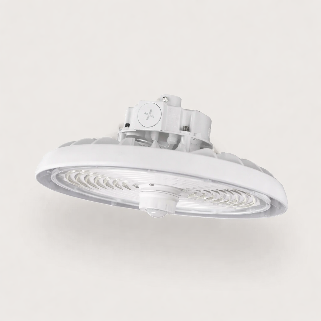 ProGem Select LED Round High Bay 150W Max, 3-Wattages, 3-CCT, 120-277 V 150LM/W Dimmable + Smart White