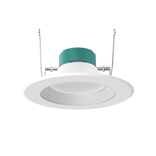 Portor 5″/6″ Baffle Retrofit Recessed Downlight 7W/10W/14W, 27K/30K/35K/40K/50K, 120V - PT-DLR-B-6I-14-5C3P-2