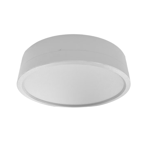 Portor 7″ Round Surface Mount Downlight 15W, 27K/30K/35K/40K/50K, 120V - PT-DLSM2-R-7I-15W-5CCT-EM