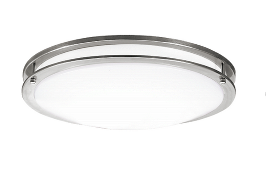Raycos Double Ring 14" Led Flush Mount 22W, 2700K/3000K/3500K/4000K/5000K, 120V - HY-DR14-22W-5CCT