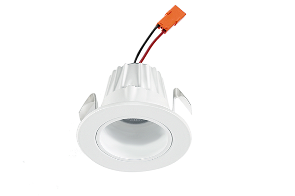 Raycos 2 Inch Smooth Round Led Trim 9.5W, 3000K, 120V - TR2SR-WH