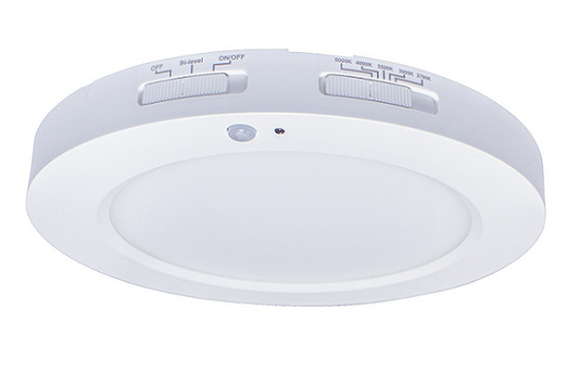 Raycos Versa 7″ BI-Level Sensor Surface Mount 15W, 2700K/3000K/3500K/4000K/5000K, 120V - RY-SMD-R7-BMS-EM