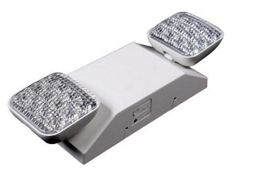Raycos Indoor Led Rectangle Emergency Light With Battery 3.6W, 120-277V - 	RY-EM-SQ-W
