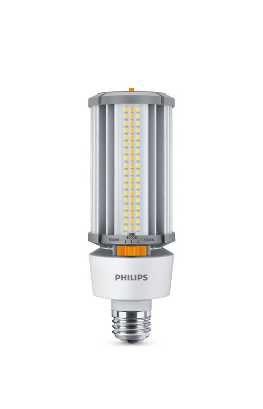 Philips LED Corn Cob Lamp 27W/18W/12W, Selectable 3000K/4000K/5000K, E26 Base, 120-277V – 27-18-12CC/LED/3PW/3CCT/E26 BB