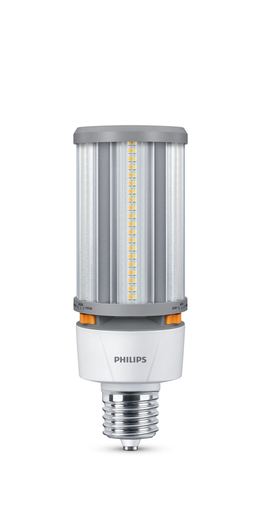 Philips LED Corn Lamp 54W/45W/36W, Selectable 3000K/4000K/5000K, EX39 Base, 120-277V – 54-45-36CC/LED/3PW/3CCT/EX39 BB