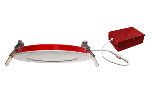 Raycos 6″ Fire Rated Recessed Light 14W, 2700K/3000K/3500K/4000K/5000K, 120V - RY-6R-SMOOTH-5CCT