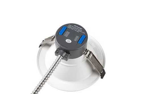 Etherium NuGem Select™ 6” LED Commercial Downlight, 30W Max, 5-Watt & 5-CCT Selectable, 120-277V, White – ETH-CDL6-30W-5CW