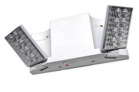 Raycos Adjustable Led Emergency Light With 90 Min Battery 2 x 1.2W, 120-277V - HY-12