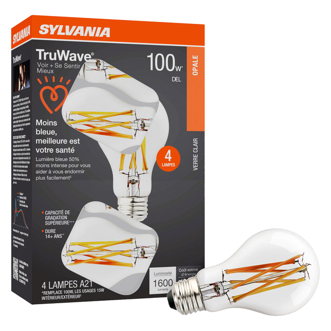 SYLVANIA LED A21 Lamp 15W 2700K Clear E26 – LED15A21DIMCL92713YTLRP