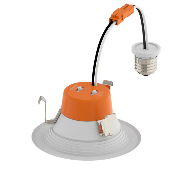 LED Downlight – 4", 10W, Selectable CCT (3000K/4000K/5000K), 120-277V – LEDRT41AS700ST9SC3BA