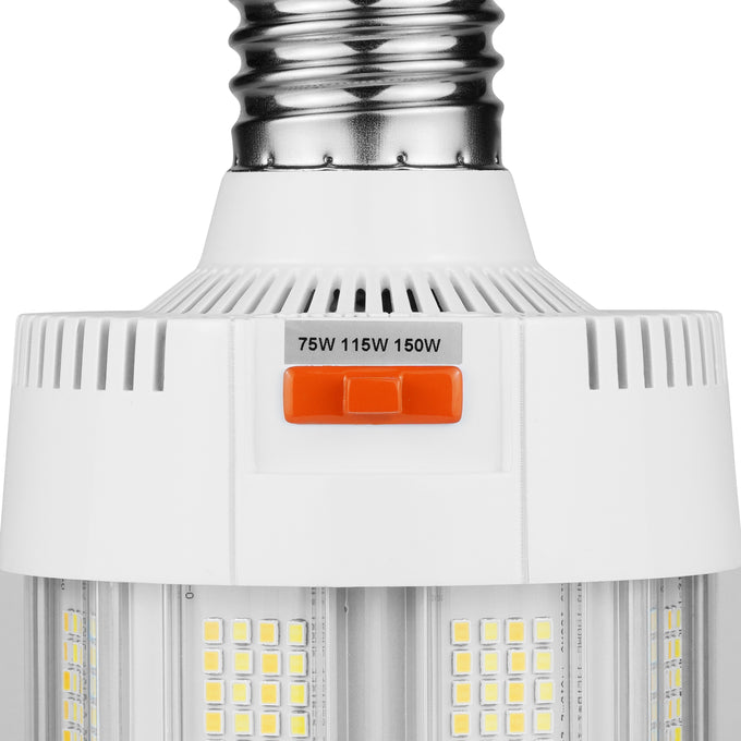 LED HID Replacement Lamp – 150W, Selectable CCT (3000K/4000K/5000K), 120-277V, MOG Base – HIDr1AS150HUV8SC2MOG