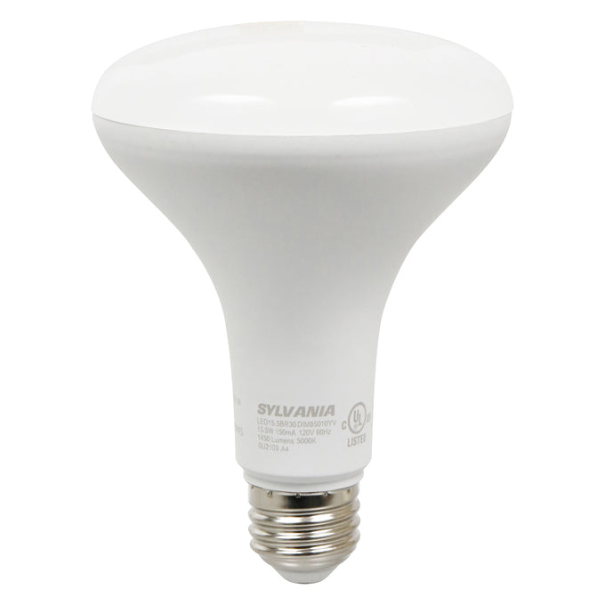 SYLVANIA LED BR30 Lamp 15.5W 5000K E26 – LED15.5BR30DIM850HO10YVRP