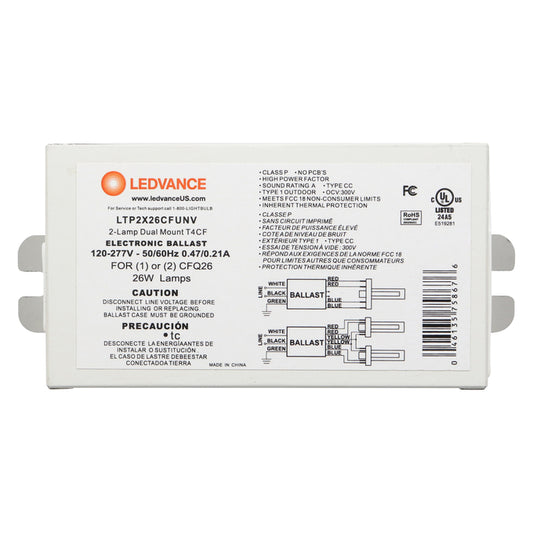 Fluorescent Ballasts 120-277V, Dimming - LTP2X26CFUNVDM