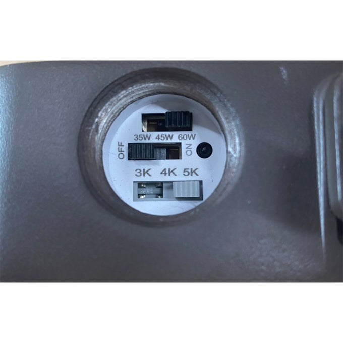 LED Flood Light 60W, Selectable 3000K/4000K/5000K, 120-277V, Adjustable Knuckle Mount – FLOODLTPS060UNHD8SC2ADJBZP