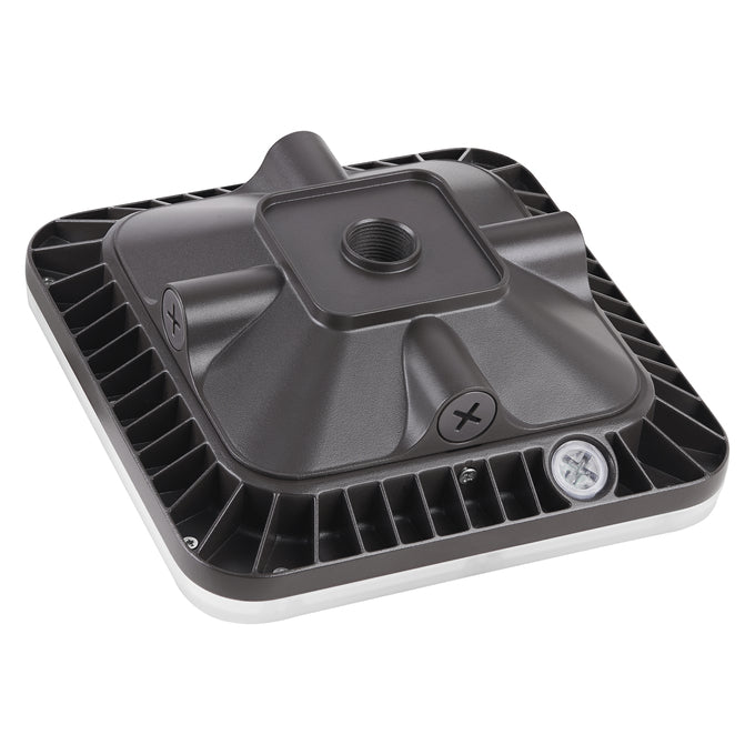 LED Canopy Light – 30W, Selectable CCT (3000K/4000K/5000K), 120-277V, Bronze – CANOPYPS030UNHD8SC2S8BZP
