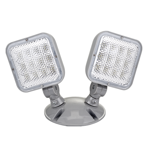 Portor LED Outdoor Thermoplastic Double Remote Head 1.2W, 120-277V - EML-S-WL-2H