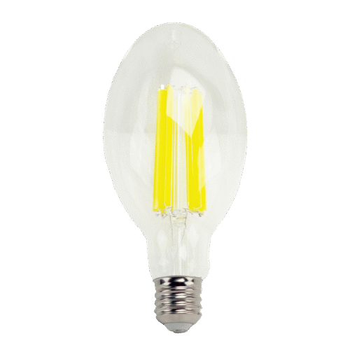 TCP LED Filament Lamp ED37 60W 5000K E39 Clear 120-277V Non-Dimmable - FED37N40050E39CL