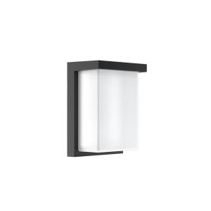 Raycos Peak Small Outdoor Sconc With ADJ Wattage Size "W6"xH8"xD4" 12W/14W/16W, 3000K/4000K/5000K, 120-127V - RY-WS-0864-3W3CCT-BK
