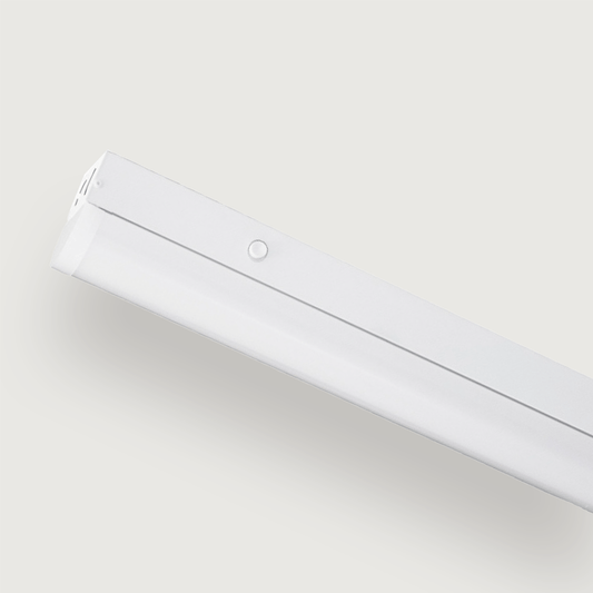 TriLum Tunable LED Linear Strip - 4FT, 50W Max (Square Lens + Sensor + EM) , 3-Wattages, Damp Rated, 130LM/W Dimmable + Smart