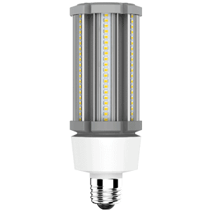 TCP LED HID Corn Cob Lamp 27W 4000K E26 100-277V Non-Dimmable - L27CCE26U40K