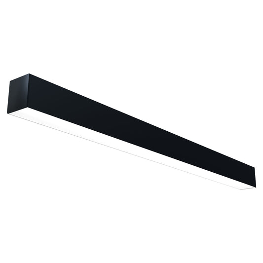 Westgate Lighting SCX1.5 4ft. Black Seamless Linkable Linear Lighting System 40W, 120-277V, 2700K/3000K/3500K/4000K/5000K - SCX1.5-4FT-UD-MCTP5-D-BK