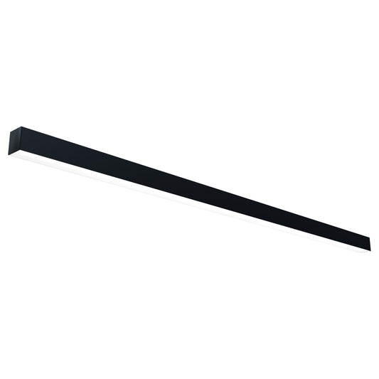 Westgate Lighting SCX1.5 8ft. Black Seamless Linkable Linear Lighting System 80W, 120-277V, 2700K/3000K/3500K/4000K/5000K - SCX1.5-8FT-UD-MCTP5-D-BK