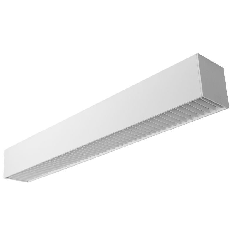 Westgate LED 6" Superior Architectural Seamless Indirect Linear Lights with White Louver Lens 40W/50W/60W, 120-277V, 3000K/3500K/4000K/5000K - SCX6-4FT-40-60W-MCTP-LUV-WH