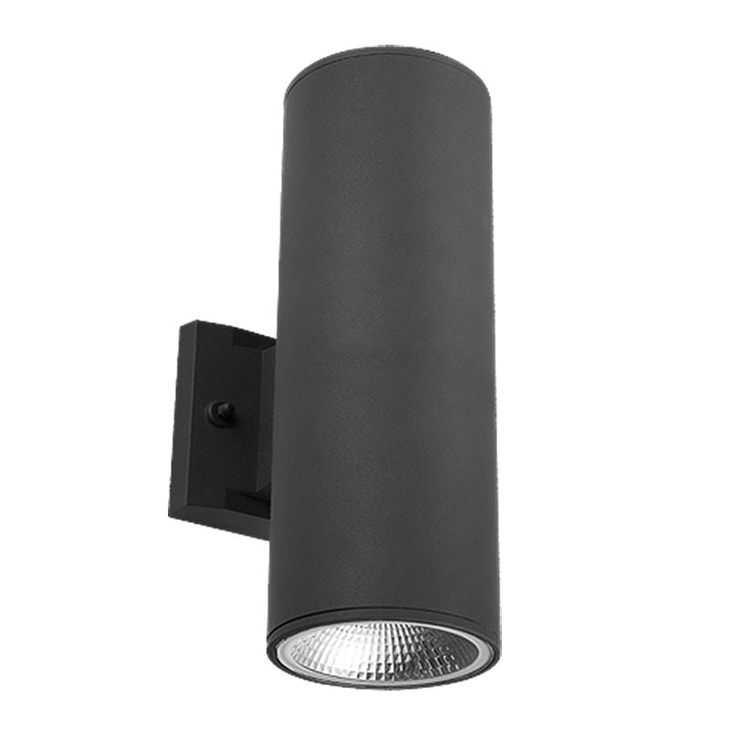 Westgate 6" LED Cylinder Lights with Photocell 2x6W/2x12W/2x16W/2x20W,120-277V, 3000K/4000K/5000K - WMC6-UDL-MCTP-BK-DD-P