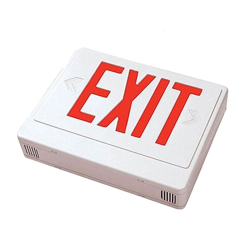 Westgate Thermoplastic LED Exit With Emergency Battery Backup 3.2W, 120-277V - XT-RCRW-EM