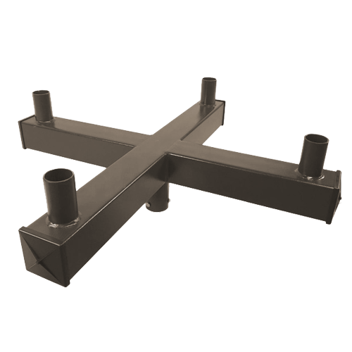 Portor Quad Vertical Round Pole Tenon Bracket PT-AL-P-VRT2-4