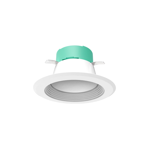 Portor 4″ Baffle Retrofit Recessed Downlight 6W/8W/10W, 27K/30K/35K/40K/50K, 120V - PT-DLR-B-4I-10-5C3P-2