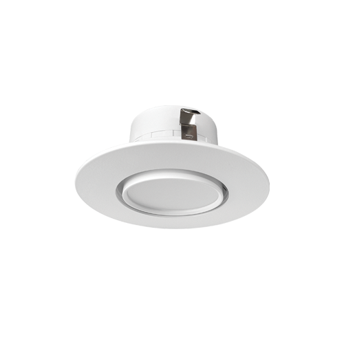 Portor 4″ Gimbal Retrofit Downlight 10W, 27K/30K/35K/40K/50K, 120V - PT-DLR-G-4I-10W-5CCT