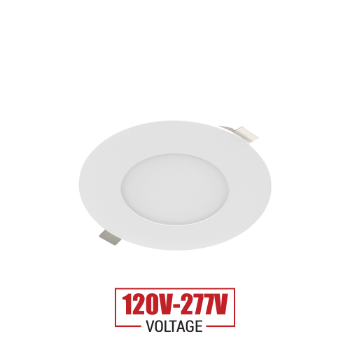 Portor 4″ Round Slim Recessed Downlight 8W, 27K/30K/35K/40K/50K, 120-277V - PT-DLS-R-4I-8W-5CCT-277-3