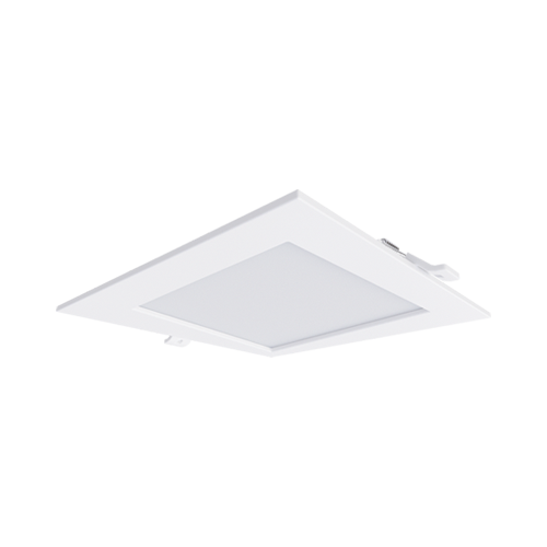 Portor 6″ Square Slim Recessed Downlight, 12W, 27K/30K/35K/40K/50K, 120V - PT-DLS2-S-6I-12W-5CCT