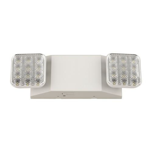 Portor Square Double Head Emergency Light 2.4W, 120-277V - PT-EML-S