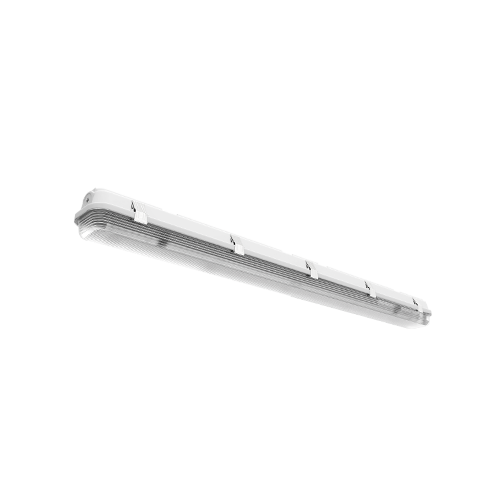 Portor 4′ Modest Style Vapor-Seal Luminaire 30W/40W/50W, 3500K/4000K/5000K, 120-277V - PT-VS-MO-4F-3CP