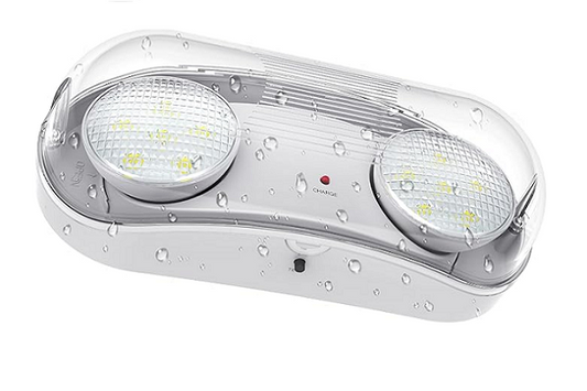 Raycos Wet Location Emergency Light 2x1.2W, 120-277V - HY-10WL